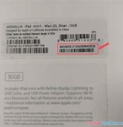 Image result for Imei Number iPad Mini