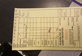 Image result for Waffle House Ticket Book Blank