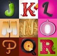 Image result for 36 Days of Type Food Alphabet