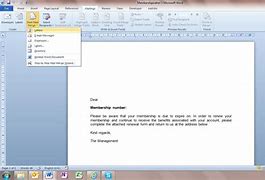 Image result for Mail Merge Word Example