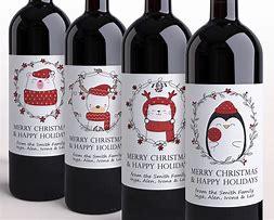 Image result for Holiday Wine Labels