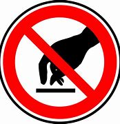 Image result for Don't Touch Me Clip Art