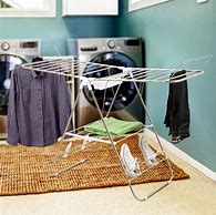 Image result for Standing Laundry Drying Rack