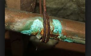 Image result for Green Corrosion On Water Pipes