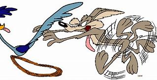 Image result for Coyote Chasing Road Runner