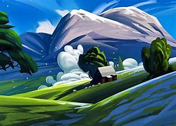 Image result for Abstract Mountain Art