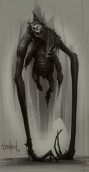Image result for Creepy Creature Concept Art