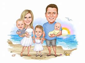 Image result for Beach Caricature