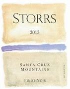 Image result for Storrs Pinot Noir Santa Cruz Mountains
