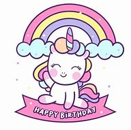 Image result for Birthday Cute Unicorn Drawing