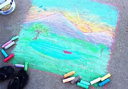 Image result for Sidewalk Chalk Drawing for Kids