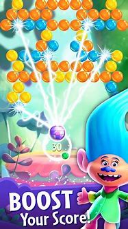 Image result for Trolls Pop Bubble Shooter