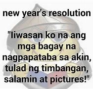 Image result for New Year Resolution Tagalog