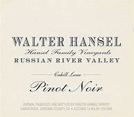 Image result for Walter Hansel Pinot Noir Cahill Lane