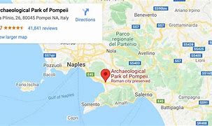 Image result for Italy Map 1500 Pompeii