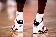 Image result for Michael Jordan Wearing Carmine 6