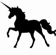 Image result for Dragon and Unicorn Silhouette