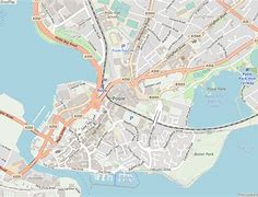 Image result for Terrain Map of Poole