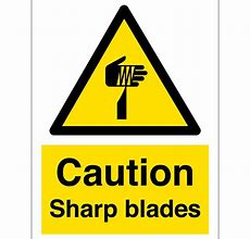 Image result for Sharp Warning Sign