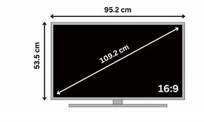 Image result for 43 Inch TV Size Perspective