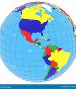 Image result for North and South America Globe