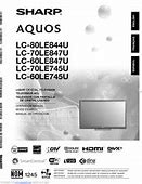 Image result for Sharp Aqui OS TV Manual Buttons