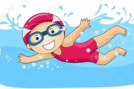 Image result for Child Swimming Clip Art