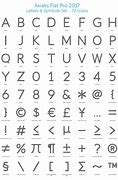 Image result for Symbols for Letters