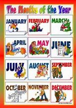 Image result for Printable Months of Year Clip Art