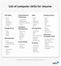 Image result for List of Skills for Resume