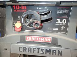 Image result for Craftsman Table Saw Model 137.248830