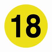 Image result for Yellow Number 18