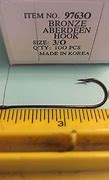 Image result for Aberdeen Fishing Hook Size Chart
