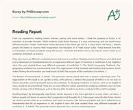 Image result for Independent Reading Report Sample
