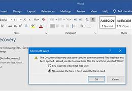 Image result for How to Check Document Recovery in Word