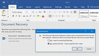 Image result for Recover Recent Word File