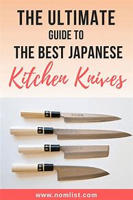 Image result for Japanese Steel Kitchen Knives