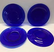 Image result for Blue Glass Pizza Plate