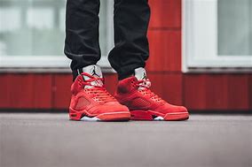 Image result for Jordan 5 Red Outfit