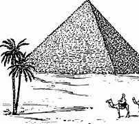 Image result for Pyramid Black and White PNG