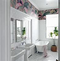 Image result for Funky Bathroom Wallpaper