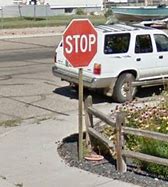 Image result for Back of Stop Sign