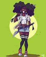 Image result for Anime Art of Black Girls