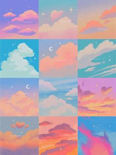 C A M 💫 on Twitter: "pastel sky ☁️💫
may’s patreon reward ★彡 https://t.co/mK2pNKQJ8H" / Twitter
