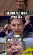 Image result for Not Crying Meme
