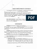 Image result for Project-Based Employment Contract Template