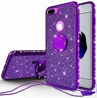 Image result for Purple Glitter Phone Case