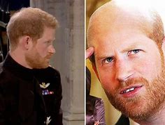 Image result for Prince Harry with Shaved Head
