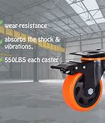 Image result for 4 Heavy Duty Casters