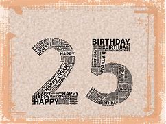 Image result for 25th Birthday Quotes